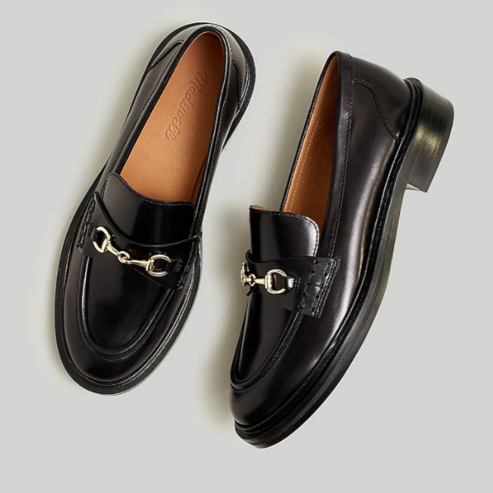 Madewell - The Vernon Bit Hardware Loafer in Leather Sz 8